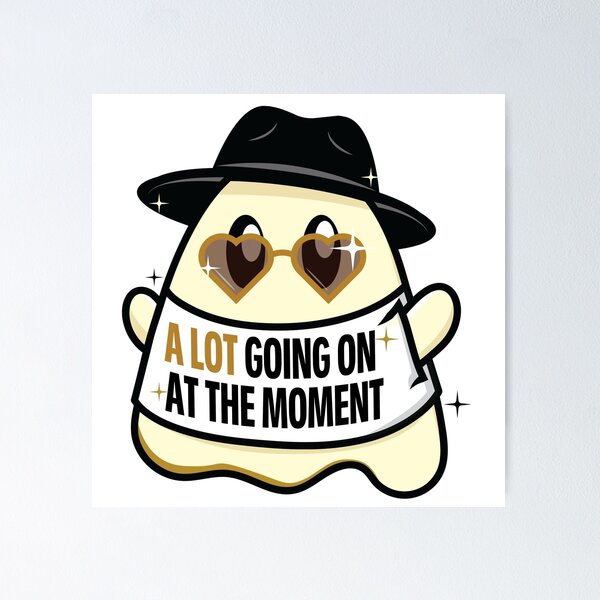 Item preview, Pop Art Ghost Yellow A Lot Going On designed and sold by colormemaroon.