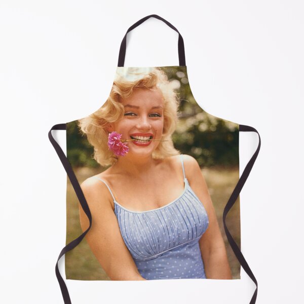Item preview, Marilyn Monroe - Portrait With A Flower, Classic Photo designed and sold by DGMaxShop.