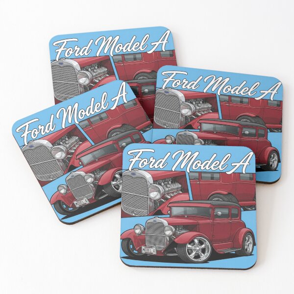 Item preview, Vintage Ford Model A Classic Car Art designed and sold by redkat-4.