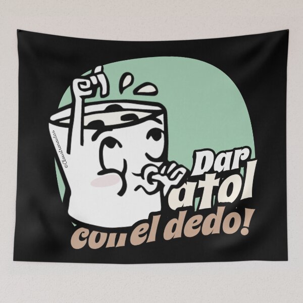 Item preview, Popular Sayings: Dar Atol con el Dedo designed and sold by Claustronautas.