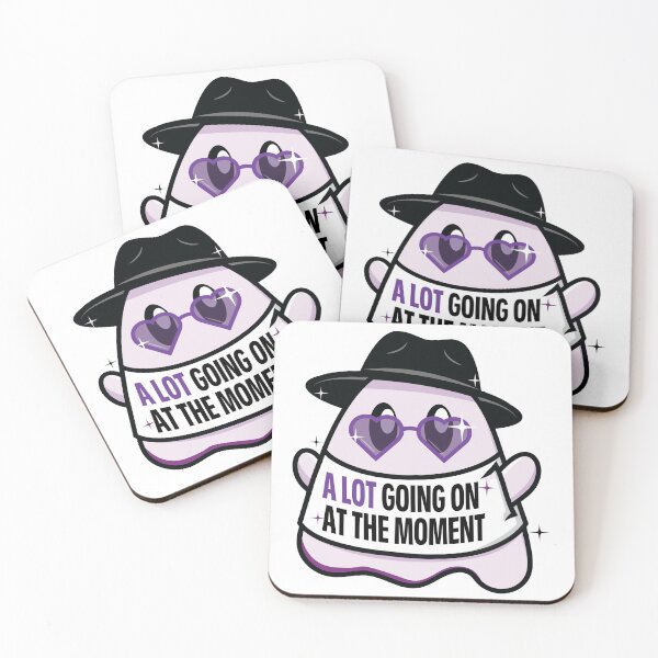 Item preview, Pop Art Ghost Purple A Lot Going On designed and sold by colormemaroon.