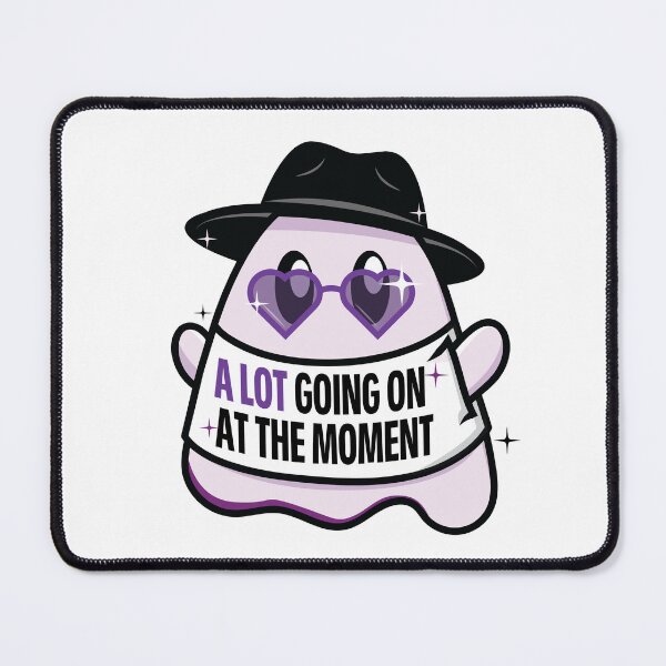 Item preview, Pop Art Ghost Purple A Lot Going On designed and sold by colormemaroon.