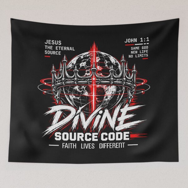 Item preview, Divine Source Code Christian Grunge designed and sold by CrossLampCo..