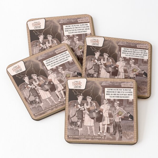 Item preview, Mysterious Librarian Vintage Soap Opera Collage designed and sold by AKateWillett.