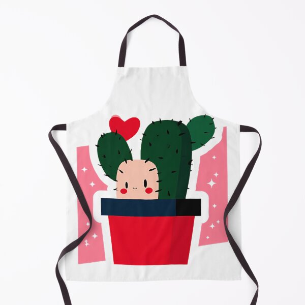 Item preview, Cute Kawaii Cactus Heart Plant Art designed and sold by Lunat1kk.