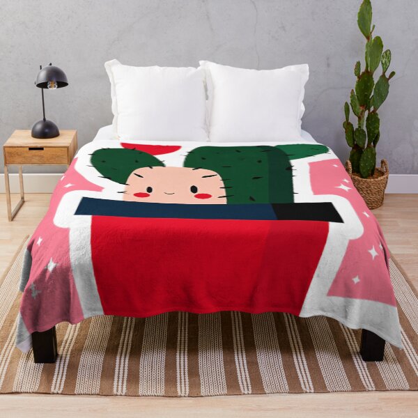 Item preview, Cute Kawaii Cactus Heart Plant Art designed and sold by Lunat1kk.