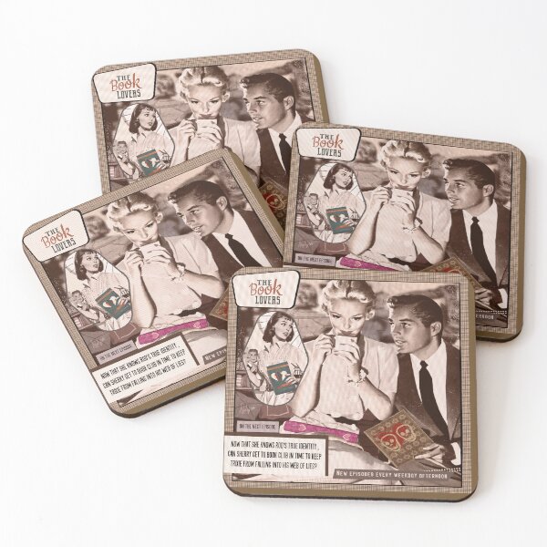 Item preview, Book Club Drama Vintage Soap Opera Collage designed and sold by AKateWillett.