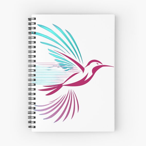 Item preview, The Free Hummingbird | Vector edition designed and sold by Ink And Inspire.
