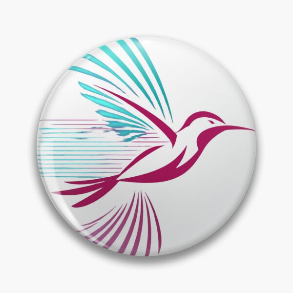 Item preview, The Free Hummingbird | Vector edition designed and sold by Ink And Inspire.