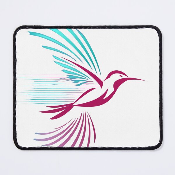 Item preview, The Free Hummingbird | Vector edition designed and sold by Ink And Inspire.