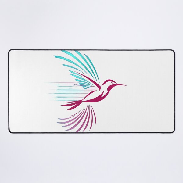 Item preview, The Free Hummingbird | Vector edition designed and sold by Ink And Inspire.