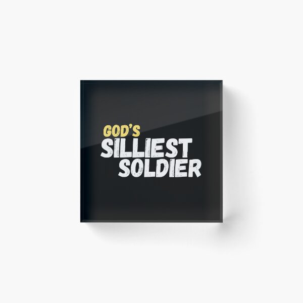 Item preview, God's Silliest Soldier designed and sold by Drami21.