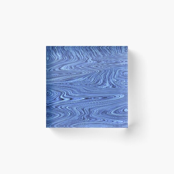 Item preview, Blue Abstract Waves 1 designed and sold by JamesMathewsArt.