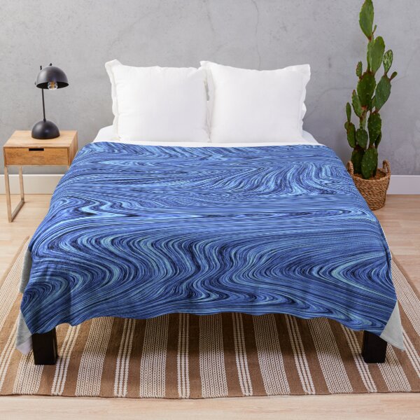 Item preview, Blue Abstract Waves 1 designed and sold by JamesMathewsArt.