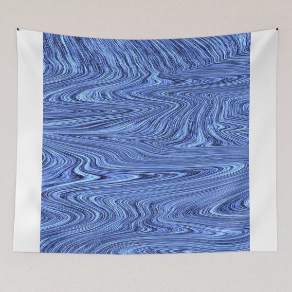 Item preview, Blue Abstract Waves 1 designed and sold by JamesMathewsArt.