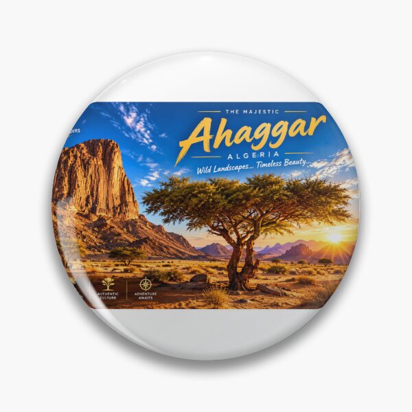 Aperçu de l'œuvre Ahaggar, Algérie – Paysages du désert du Sahara algérien | Voyages et aventures dans le Sahara créée et vendue par zdzdesigner.