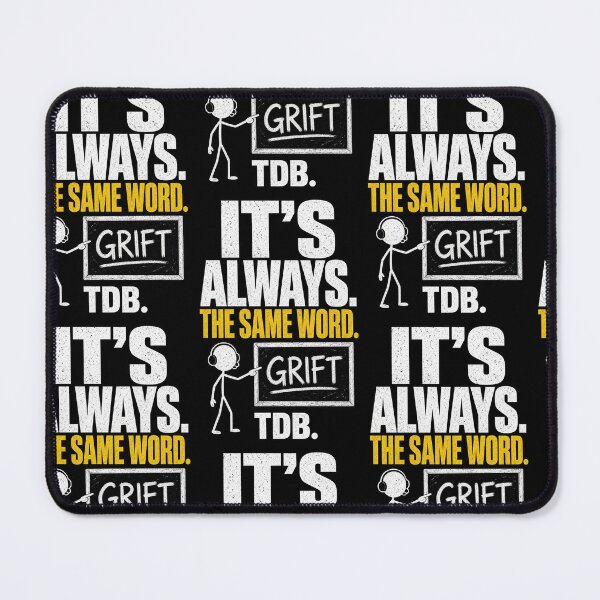 Item preview, its always the same word - grift t shirt  designed and sold by TDB.