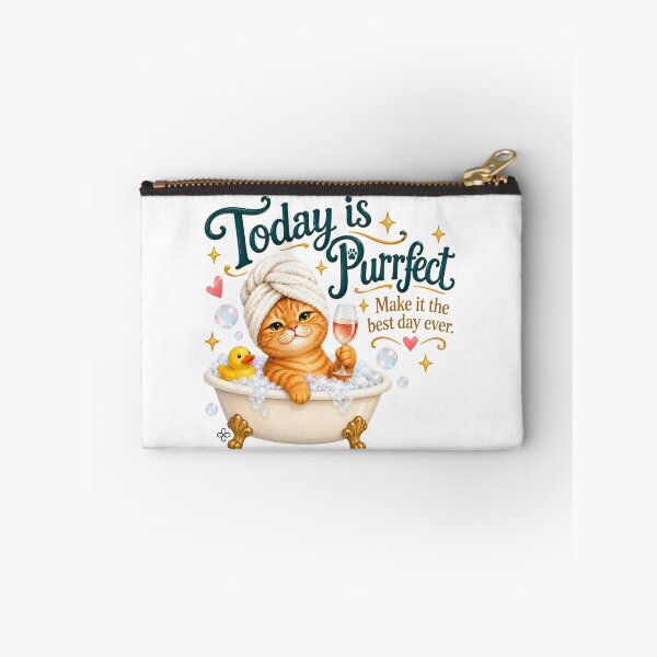 Item preview, Funny Cat Image - Today is Purrfect. Make it the best day ever., Cat Mom Gift designed and sold by BetterEveryDay1.