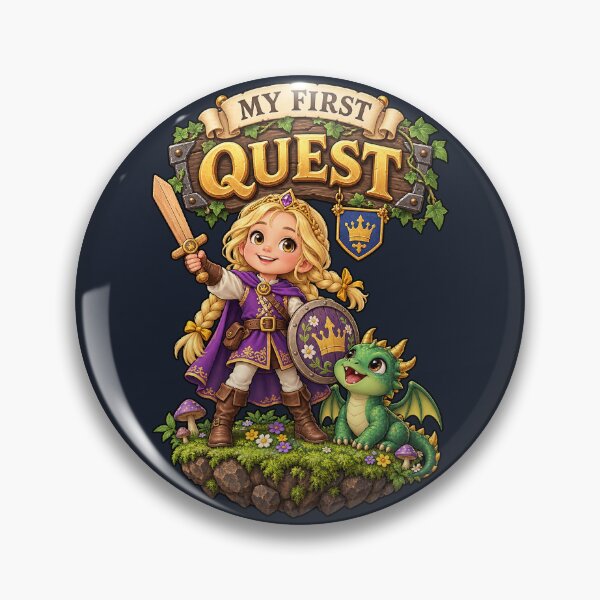 Item preview, My First Quest - Little Princess & Baby Dragon Adventure designed and sold by WUSCHELWORKS.