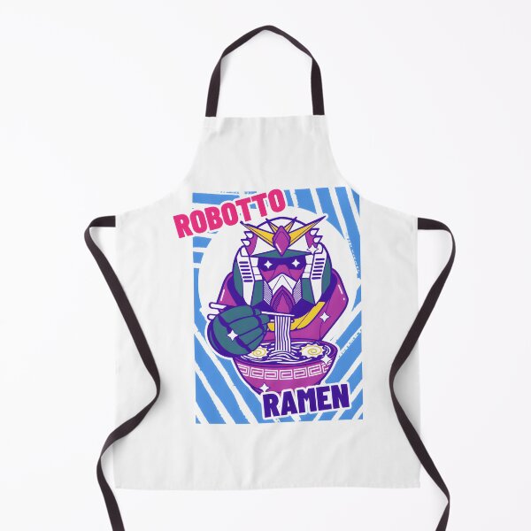Item preview, Robot-Themed Ramen Bowl Illustration with Futuristic Design designed and sold by TheFajbar.