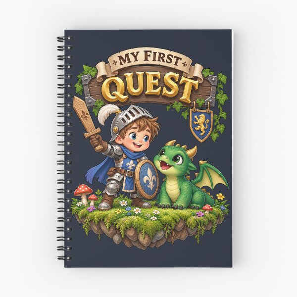 Item preview, My First Quest - Little Knight & Baby Dragon Children's Adventure (Floating Edition) designed and sold by WUSCHELWORKS.