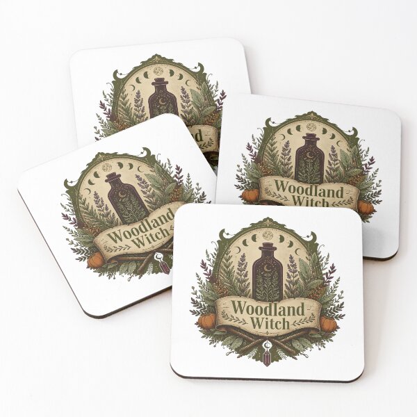 Item preview, Woodland Witch Vintage Herbalist Emblem designed and sold by KristenosNehk.
