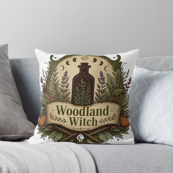 Item preview, Woodland Witch Vintage Herbalist Emblem designed and sold by KristenosNehk.