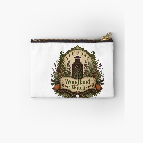 Item preview, Woodland Witch Vintage Herbalist Emblem designed and sold by KristenosNehk.