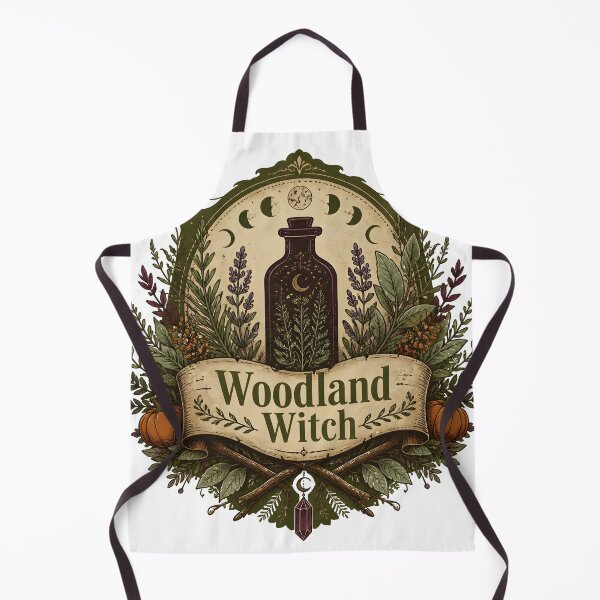 Item preview, Woodland Witch Vintage Herbalist Emblem designed and sold by KristenosNehk.