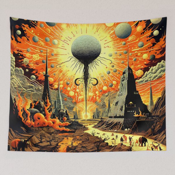 Item preview, Surreal World Path: Sci-Fi Cosmic Landscape designed and sold by DEC02.
