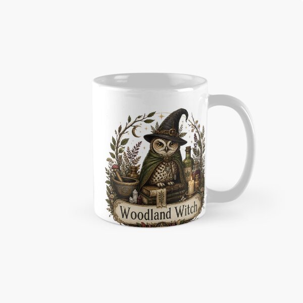 Item preview, Woodland Witch with a Witch's Familiar designed and sold by KristenosNehk.