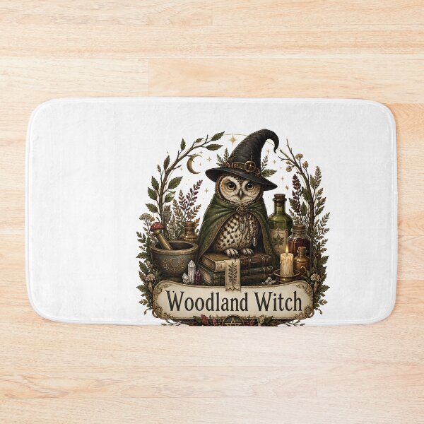 Item preview, Woodland Witch with a Witch's Familiar designed and sold by KristenosNehk.