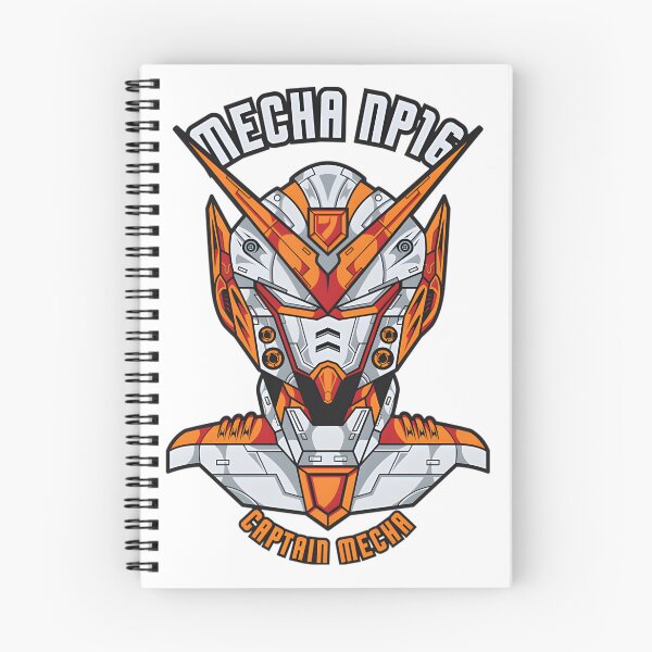 Item preview, Captain MechaMecha NP Futuristic Robot Warrior Illustration designed and sold by TheFajbar.