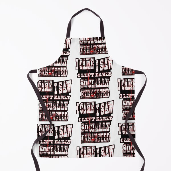 Item preview, I Came I Saw I Left Early | Socially Exhausted Introvert Grunge Typography designed and sold by AreKreative.