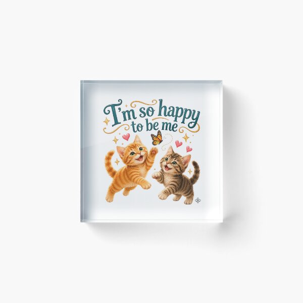 Item preview, Funny Cat Image - I'm so happy to be me.  Cat Mom Gift, Kittens Image designed and sold by BetterEveryDay1.