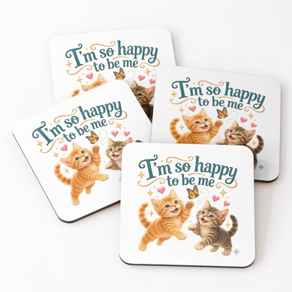 Item preview, Funny Cat Image - I'm so happy to be me.  Cat Mom Gift, Kittens Image designed and sold by BetterEveryDay1.