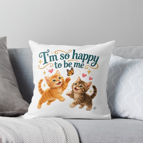 Item preview, Funny Cat Image - I'm so happy to be me.  Cat Mom Gift, Kittens Image designed and sold by BetterEveryDay1.