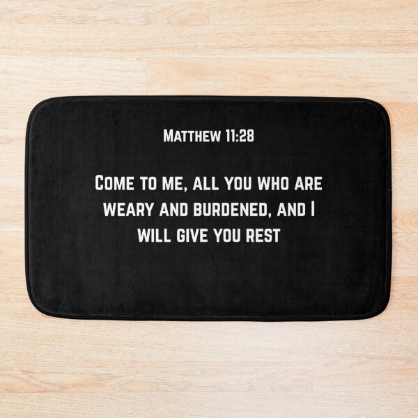 Item preview, Matthew 11:28 Come To Me Rest designed and sold by Drami21.
