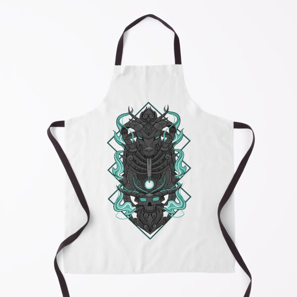 Item preview, Futuristic Goat Mecha with Blue Smoke Digital Art Design designed and sold by TheFajbar.