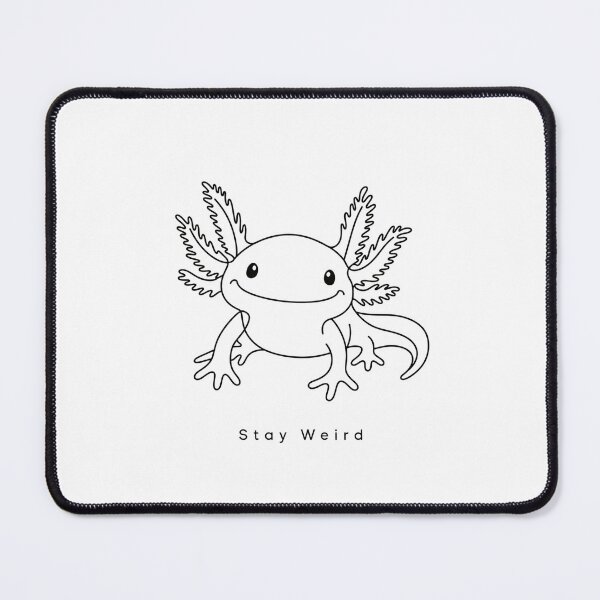Item preview, Minimalist Axolotl Stay Weird One Line Art designed and sold by jeshands.