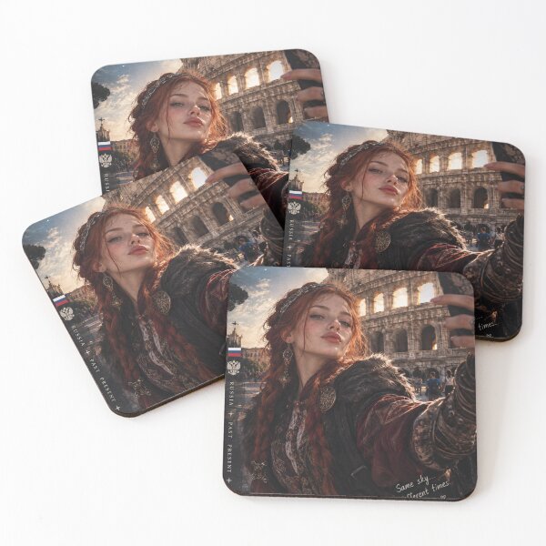 Item preview, Time Traveler Taking a Selfie at the Colosseum in Rome designed and sold by DibujandoPorfa.
