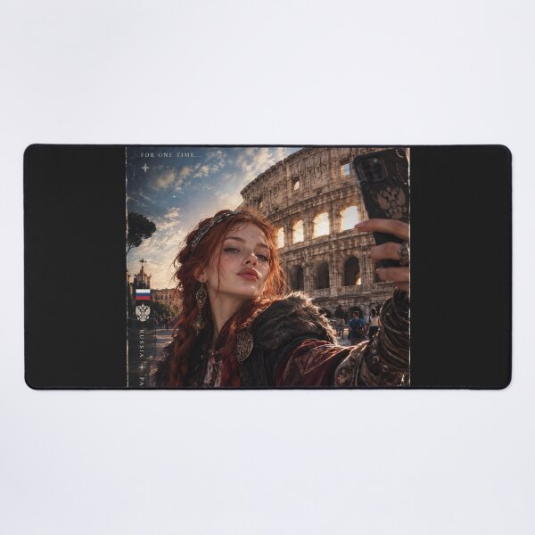 Item preview, Time Traveler Taking a Selfie at the Colosseum in Rome designed and sold by DibujandoPorfa.