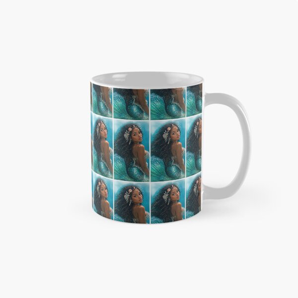 Item preview, Enchanting mermaid inspired portrait designed and sold by Utibe123.