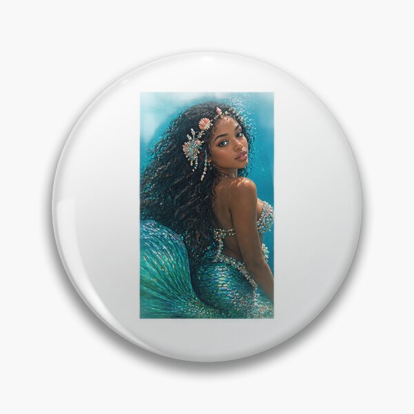 Item preview, Enchanting mermaid inspired portrait designed and sold by Utibe123.