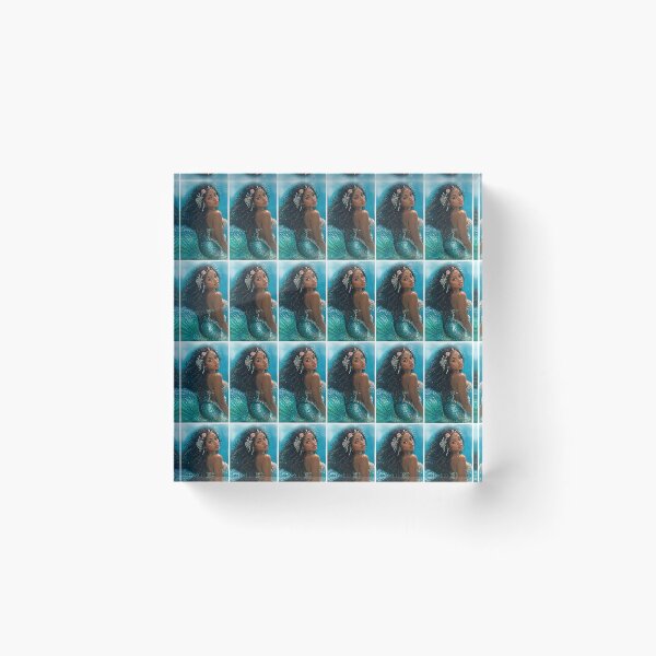 Item preview, Enchanting mermaid inspired portrait designed and sold by Utibe123.