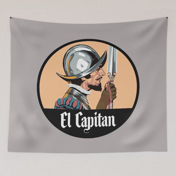 Item preview, El Capitan Conquistador Drumhead Logo designed and sold by Trains-and-Rail.