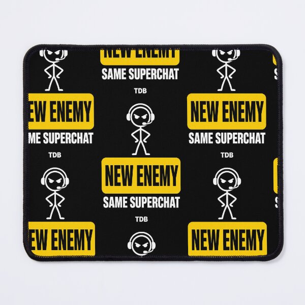 Item preview, New Enemy Same Superchat Stickman Tee | TDB Satire designed and sold by TDB.