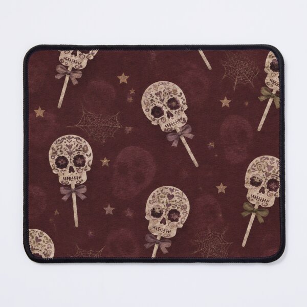 Item preview, Sugar Skull Lollipop Halloween Pattern designed and sold by mycute-stickers.