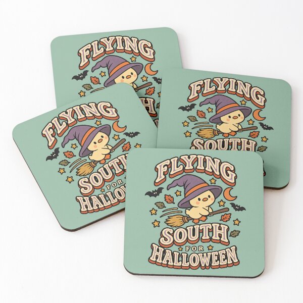 Item preview, Flying South for Halloween Kawaii Witch Duck designed and sold by  MAD's Recreation Studio.