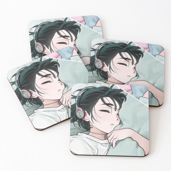 Item preview, Sua sleeping with headphones designed and sold by Only Words.